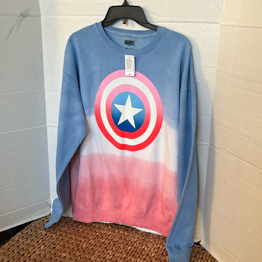 Marvel Captain America Crewneck Sweater Adult Unisex NWT